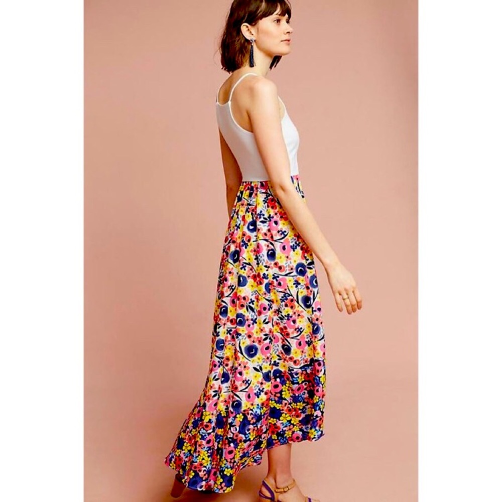 NWT - Anthropologie Medium Hutch Floral Dress - Picture 2 of 8